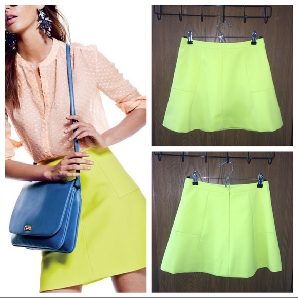 J. Crew Dresses & Skirts - 🍀 J. Crew Sz 2 Green Fluted Skirt in Double Crepe